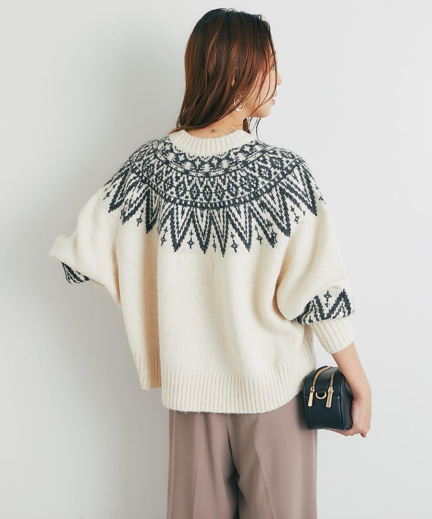 北歐圖案針織衫