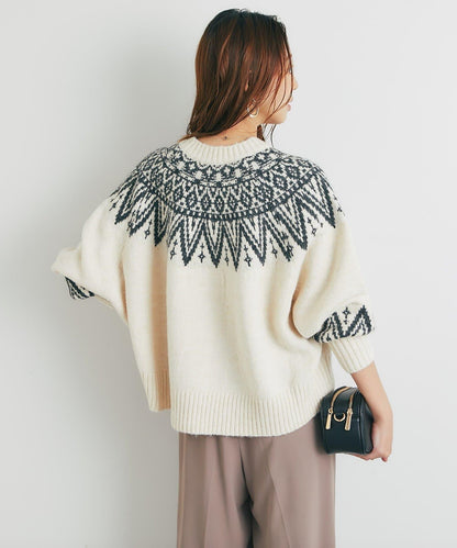 北歐圖案針織衫