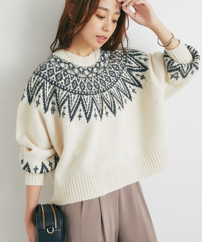 北歐圖案針織衫