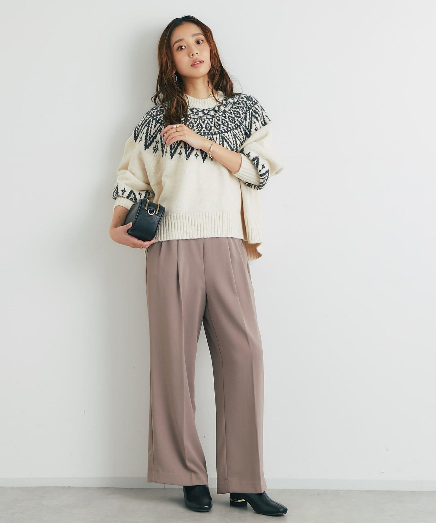 北歐圖案針織衫