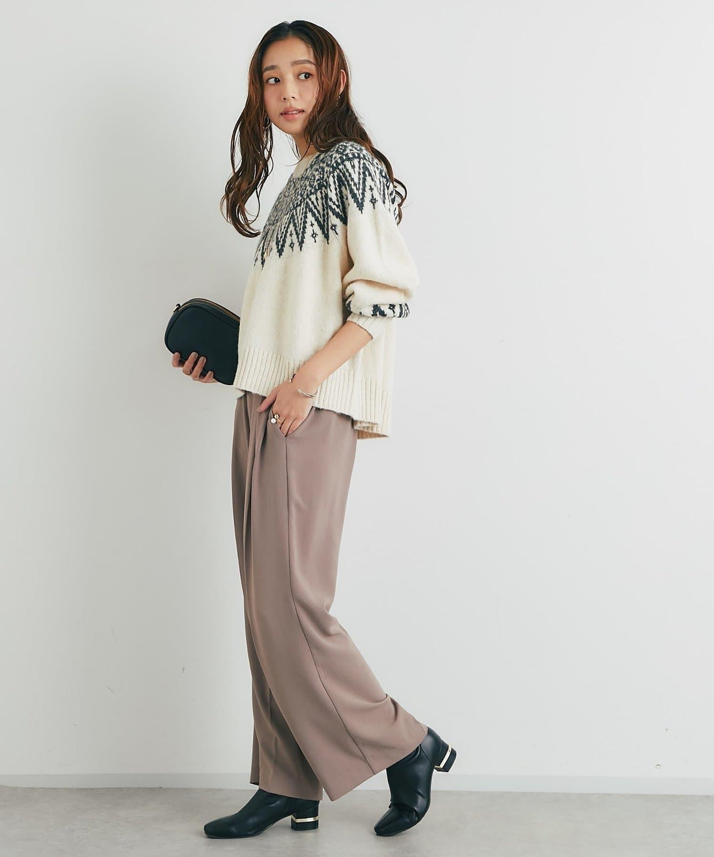 北歐圖案針織衫