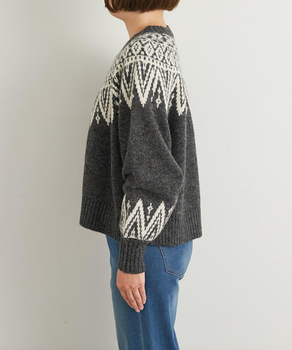 北歐圖案針織衫