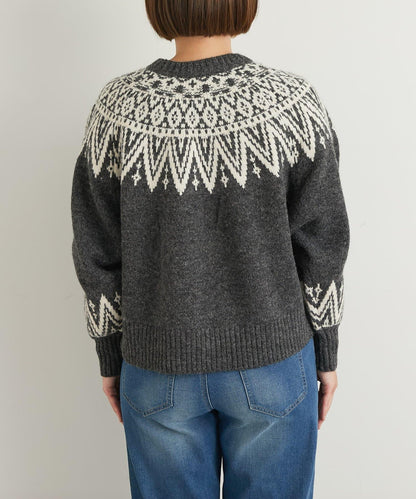 北歐圖案針織衫