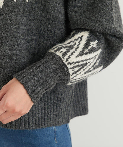 北歐圖案針織衫