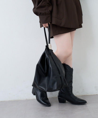 【2WAY/A4尺寸】裝飾單手柄包