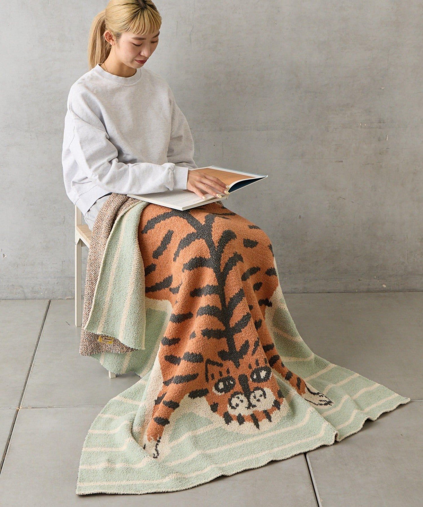 飛鼠造型針織毛毯L