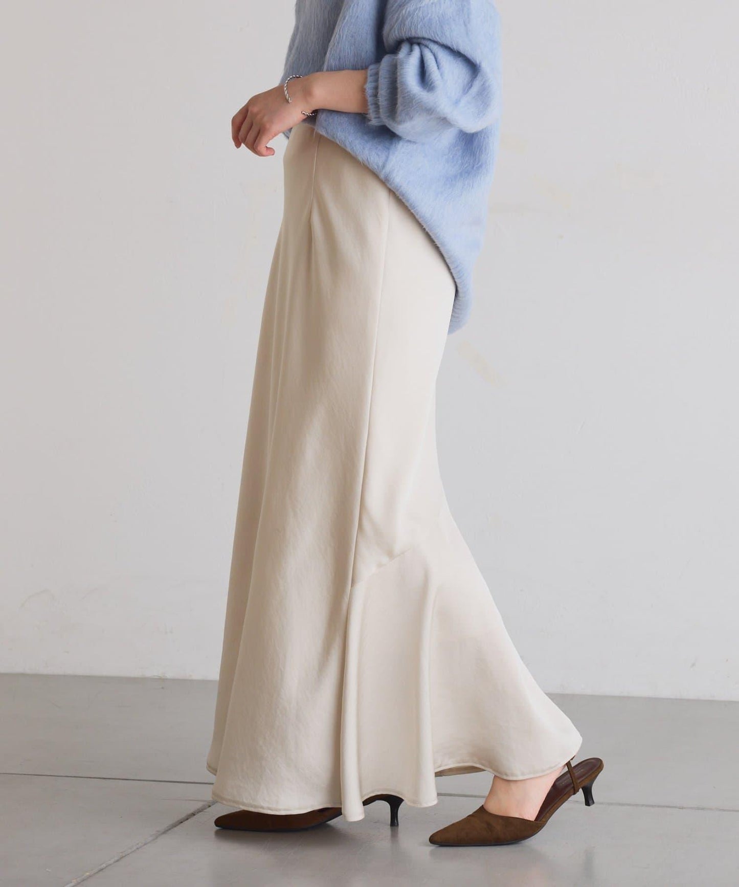 【IDE企畫尺碼/電商限定復刻】緞面美人魚裙