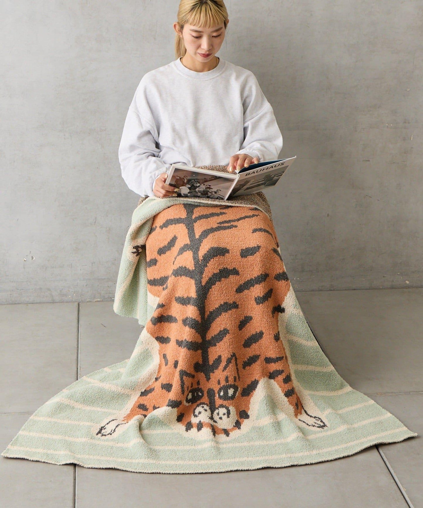 飛鼠造型針織毛毯L