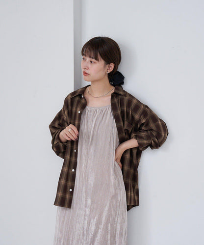 【套裝可搭配/男女同款】BM格子襯衫