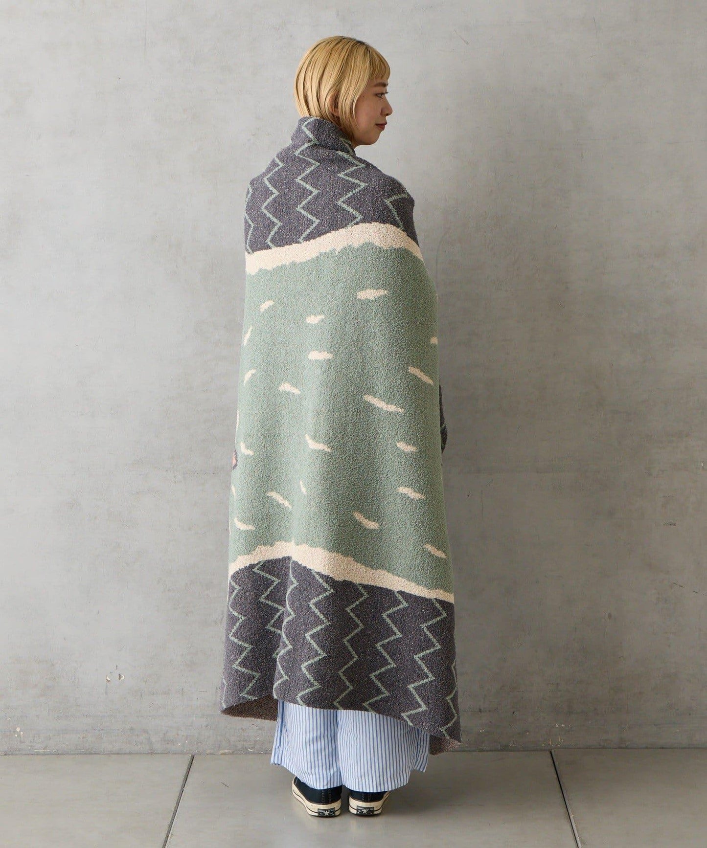 飛鼠造型針織毛毯L