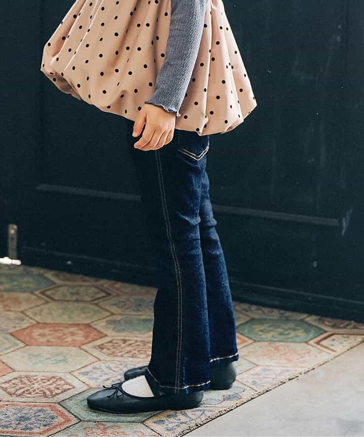 彈力喇叭褲 10分長度