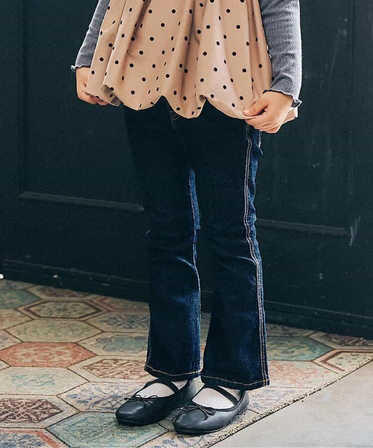 彈力喇叭褲 10分長度