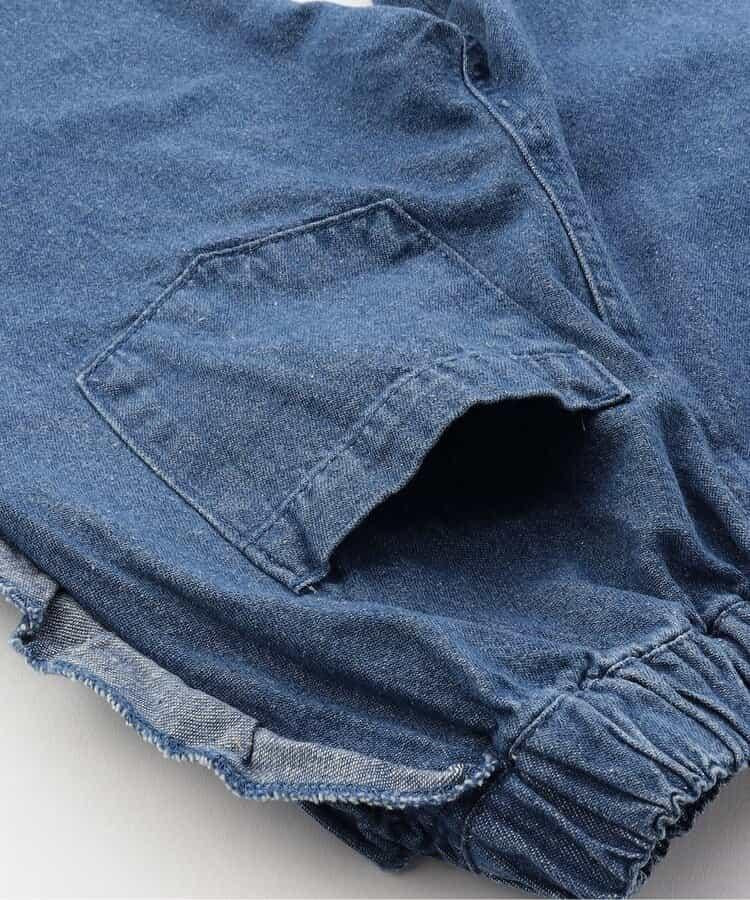 荷葉邊牛仔長褲 10分丈