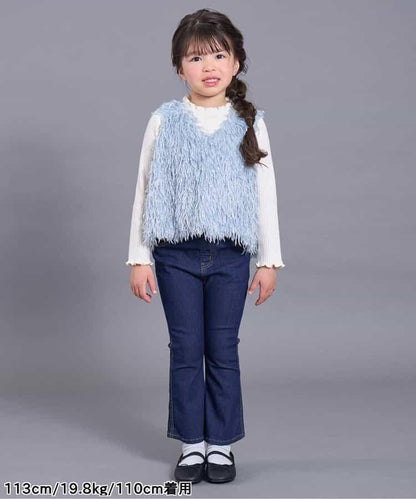 彈力喇叭褲 10分長度