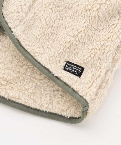 仿羊羔絨保暖拖鞋