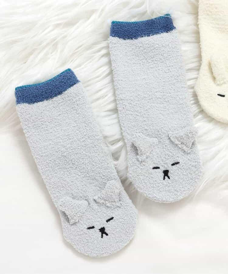 FUN!FAN!ANIMAL 棉花糖高筒襪