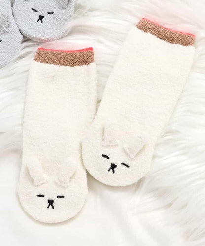 FUN!FAN!ANIMAL 棉花糖高筒襪