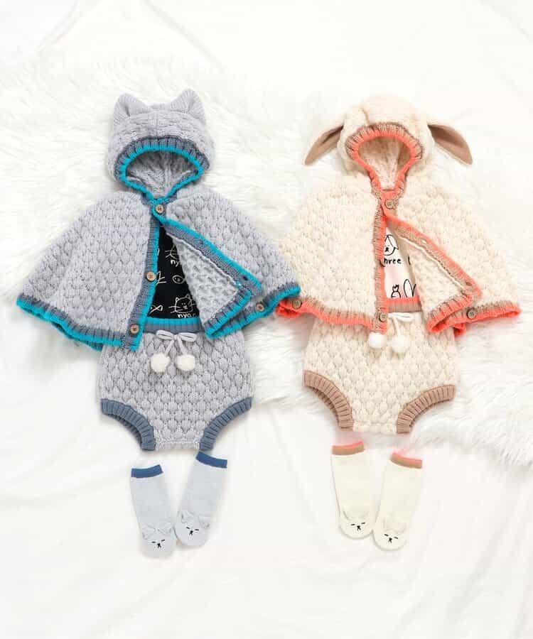 FUN!FAN!ANIMAL 凸起針織披肩