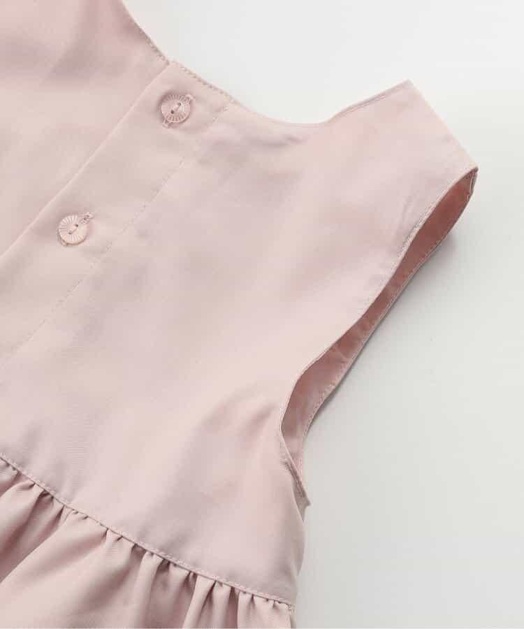 帶蝴蝶結泡泡吊帶連衣裙