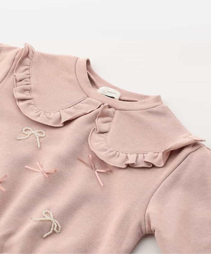 帶領珍珠蝴蝶結衛衣