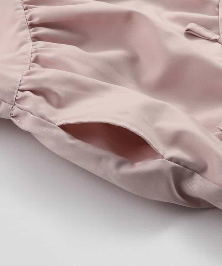 帶蝴蝶結泡泡吊帶連衣裙