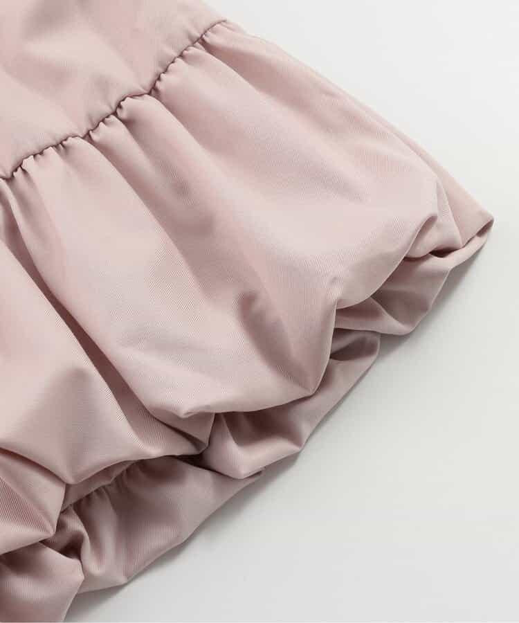 帶蝴蝶結泡泡吊帶連衣裙