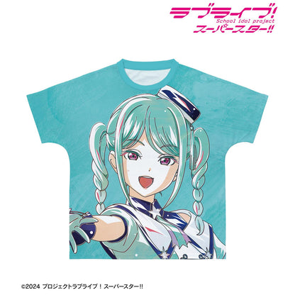 LoveLive! Superstar!!（尺碼/XXL）新繪 鬼塚冬毬 Superstar!!版 Ani-Art 全幅印花男女通用T恤