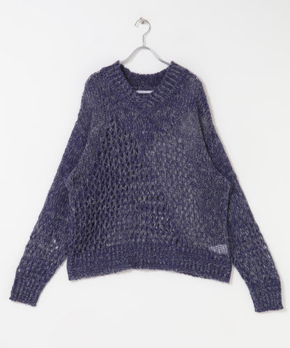 透視亮片針織衫