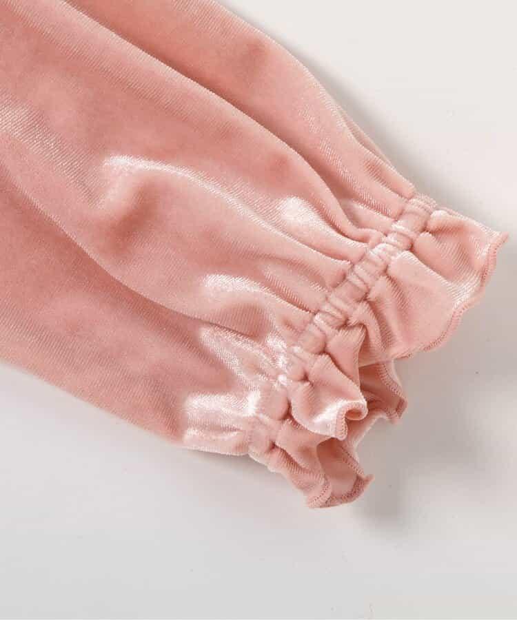 愛心領口刺繡層疊長款上衣