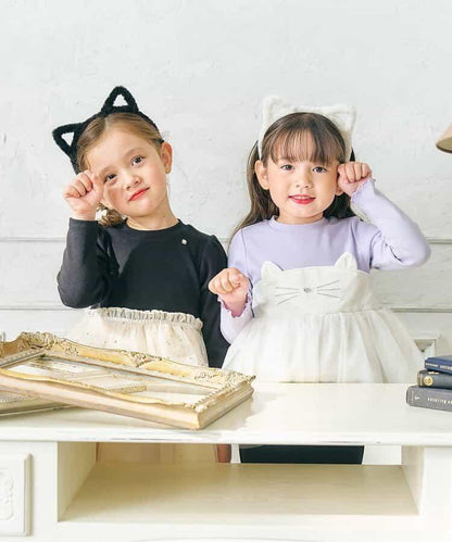 花瓣網紗蝴蝶結揹帶連衣裙