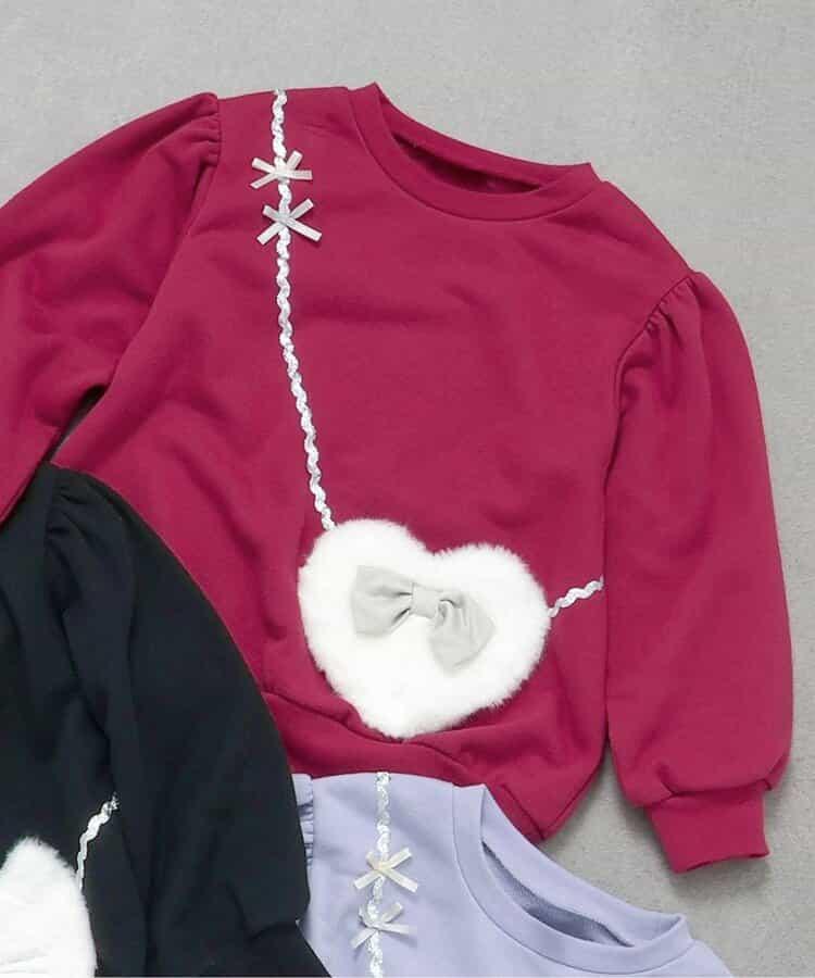 3款圖案拼接斜挎包衛衣