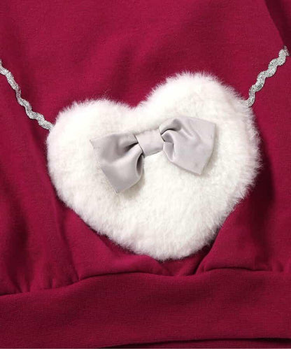 3款圖案拼接斜挎包衛衣