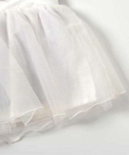 貓元素網紗拼接上衣