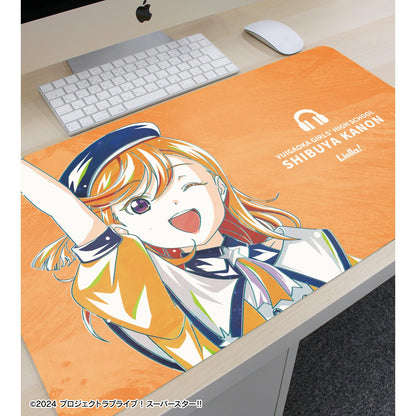 LoveLive! Superstar!! 繪製插畫 澀谷香音 Superstar!! ver. Ani-Art 多功能桌墊
