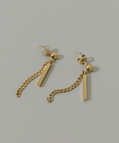 不鏽鋼方形條耳釘