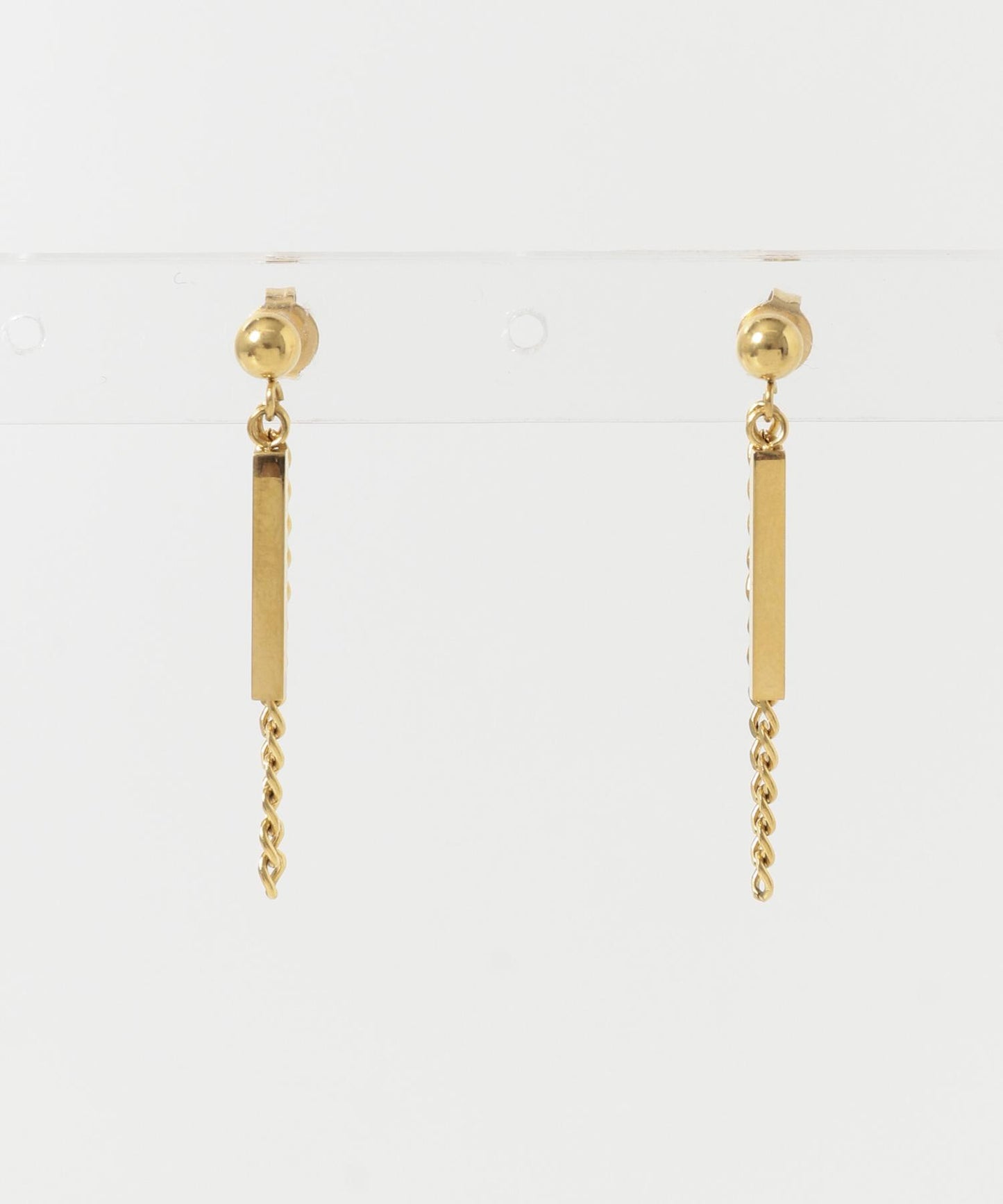 不鏽鋼方形條耳釘