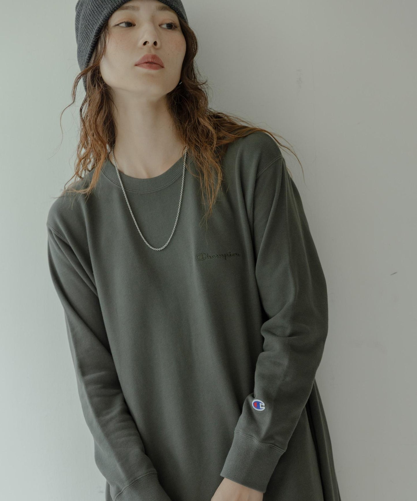 『聯名』Champion×Sonny Label 加絨衛衣帳篷連衣裙