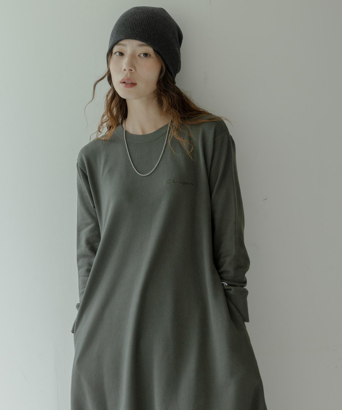 『聯名』Champion×Sonny Label 加絨衛衣帳篷連衣裙