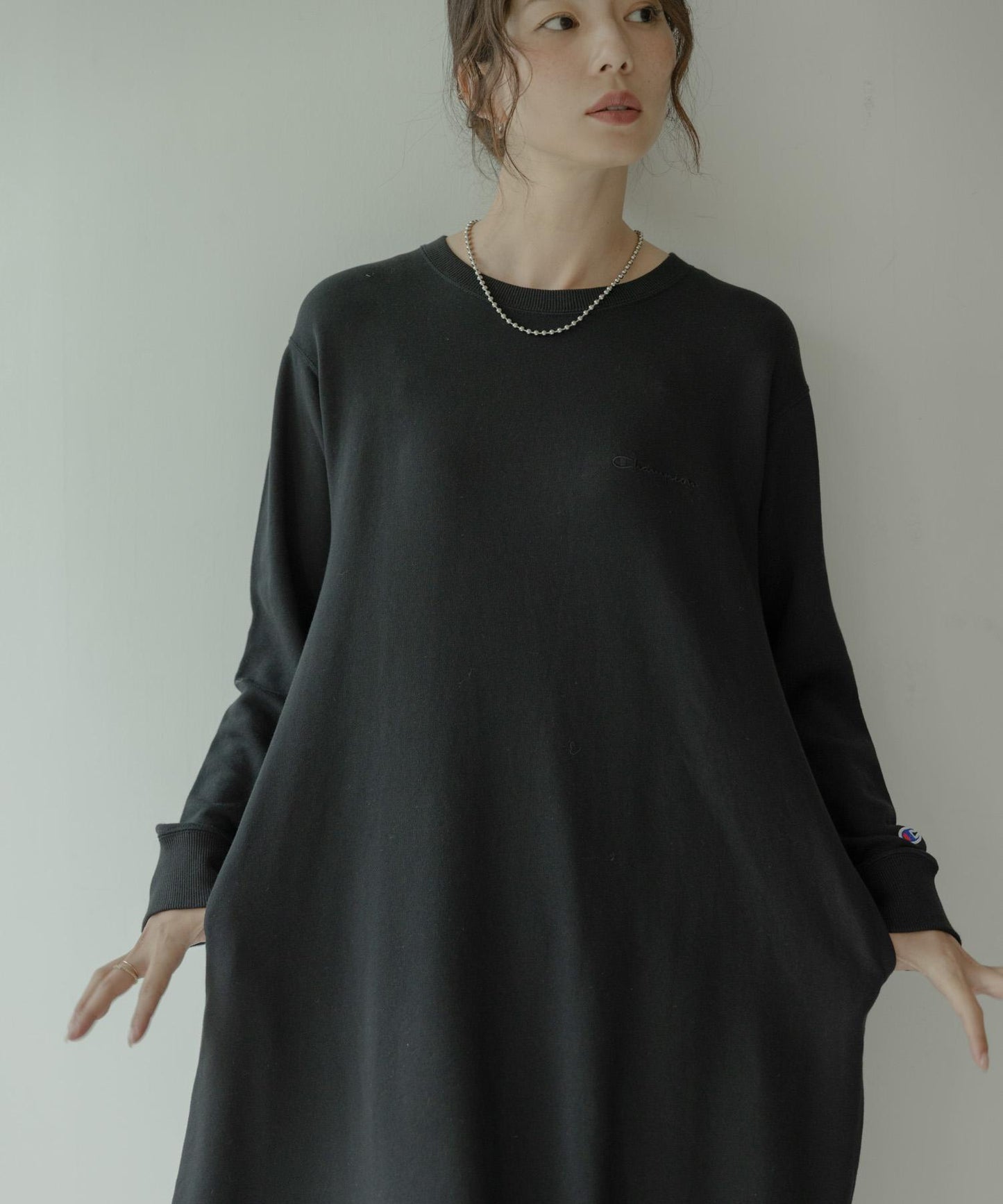 『聯名』Champion×Sonny Label 加絨衛衣帳篷連衣裙