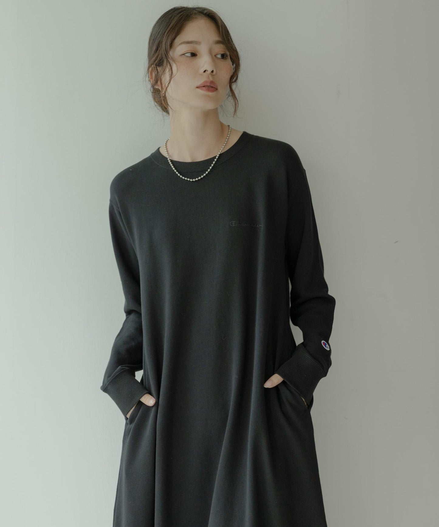 『聯名』Champion×Sonny Label 加絨衛衣帳篷連衣裙