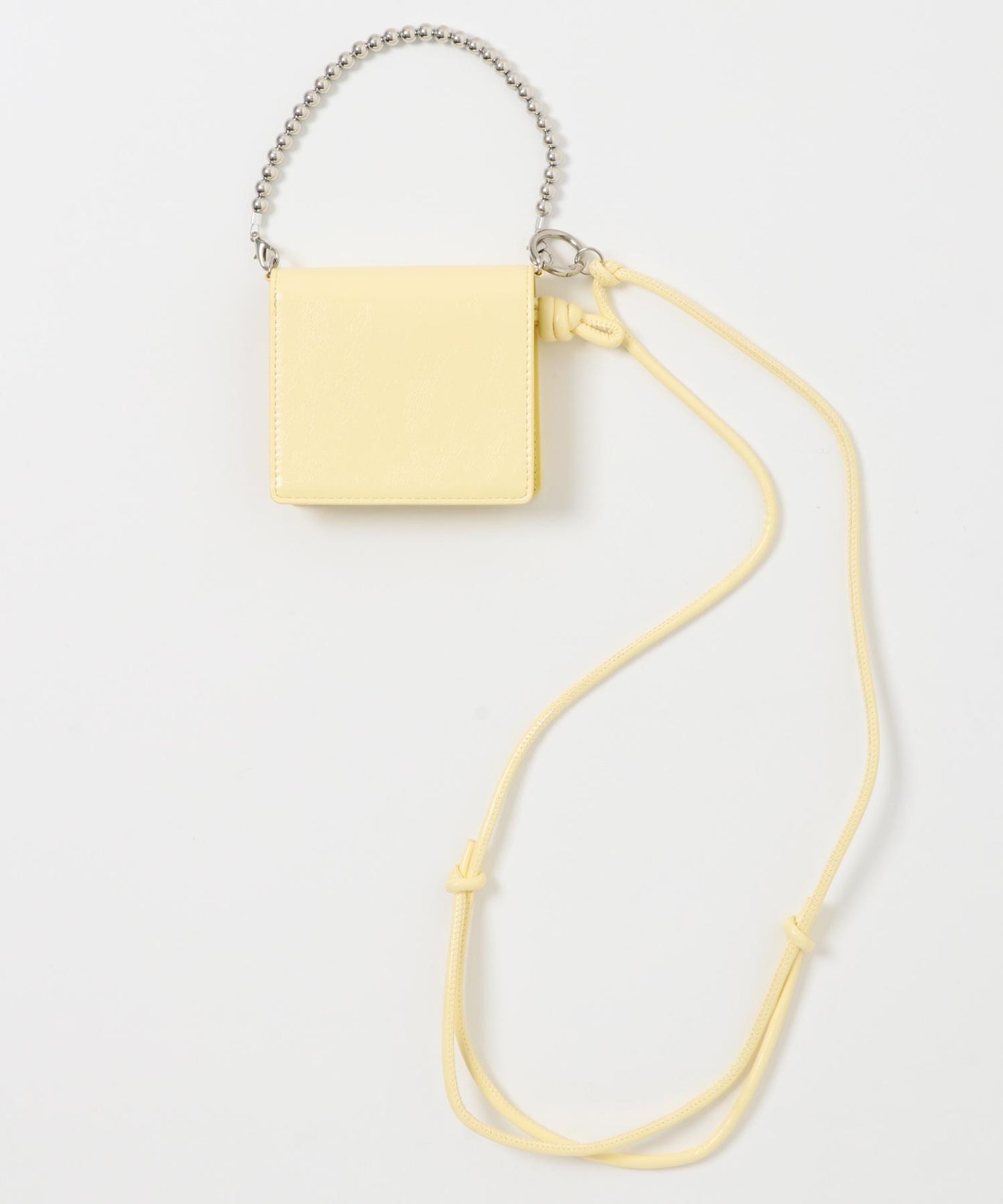 帶球形手柄單肩錢包