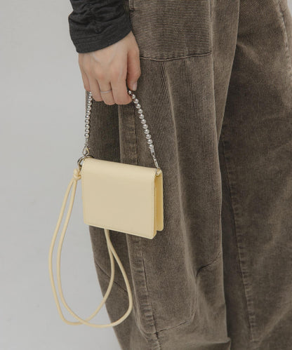 帶球形手柄單肩錢包