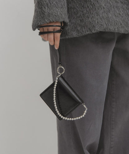 帶球形手柄單肩錢包