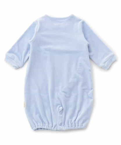 煙燻刺繡天鵝絨兩用連體衣