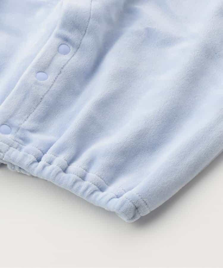 煙燻刺繡天鵝絨兩用連體衣