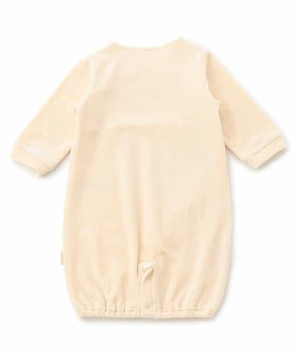 煙燻刺繡天鵝絨兩用連體衣