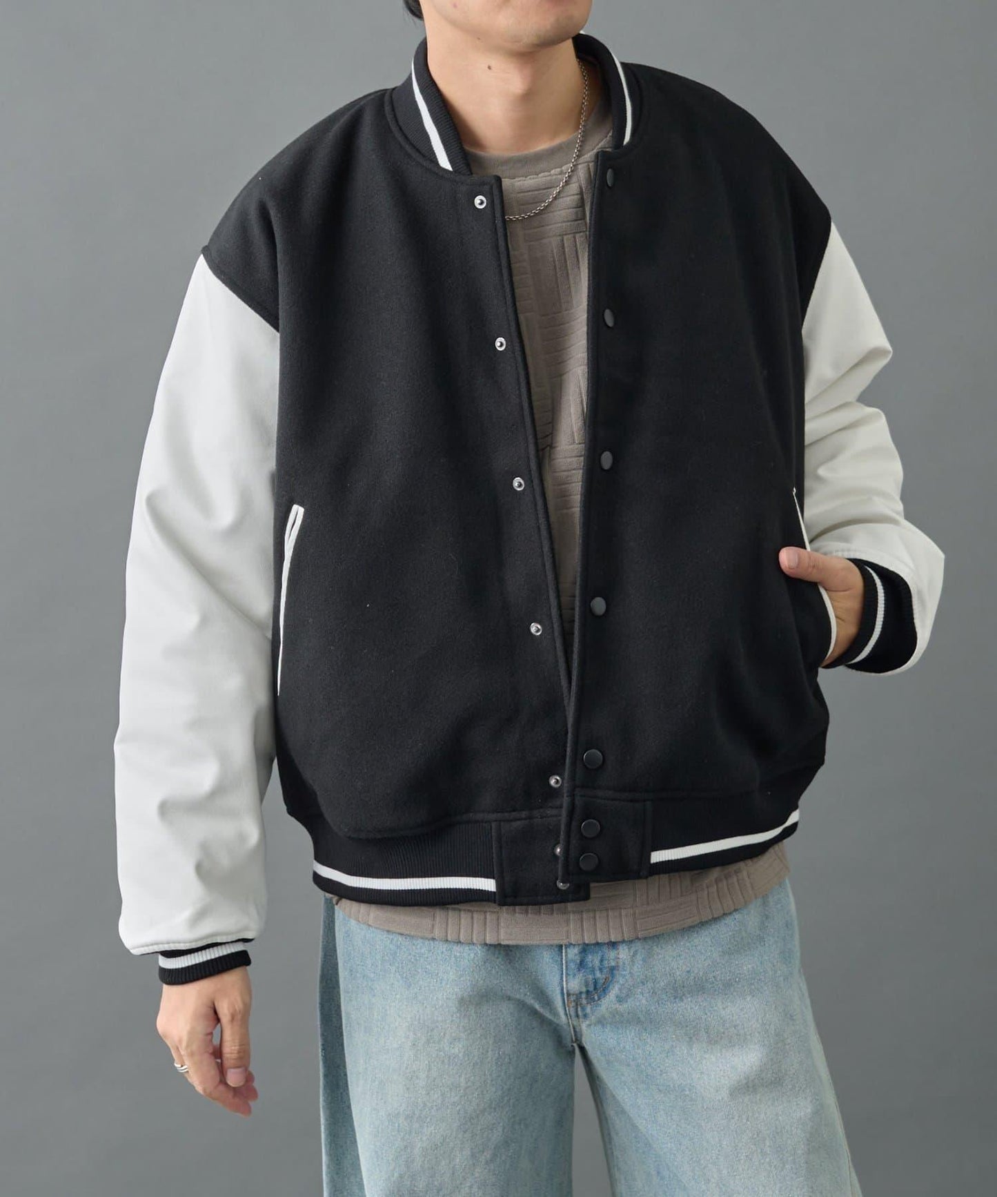 夾克呢料棒球服