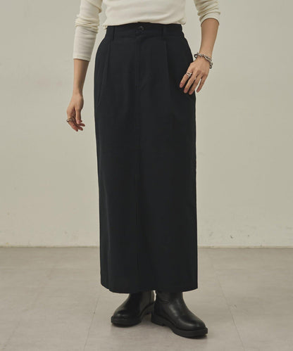 【paradigm】冬季亞麻I型裙