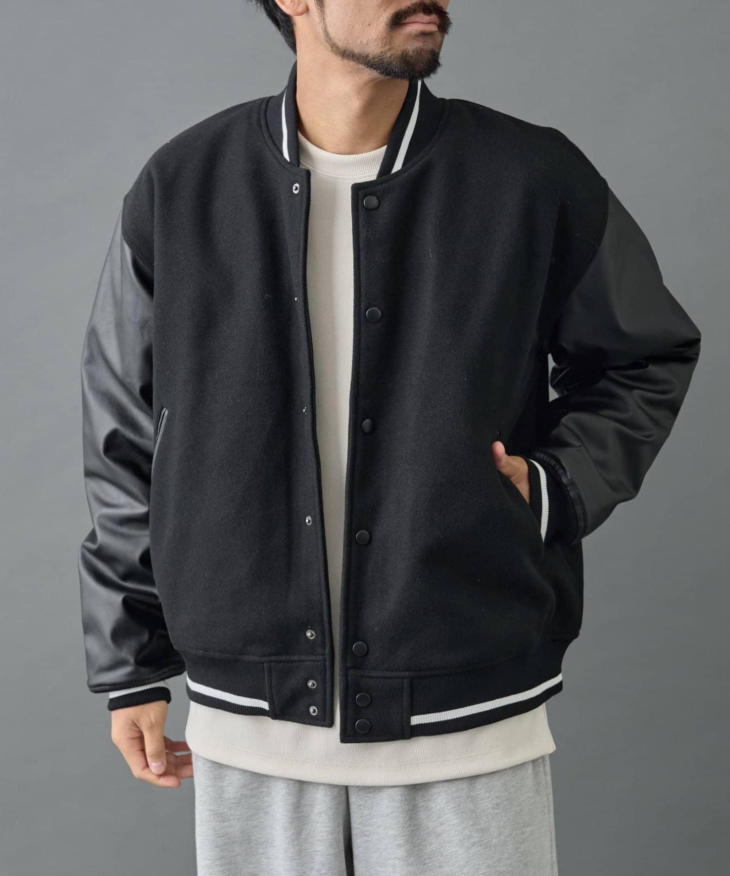 夾克呢料棒球服