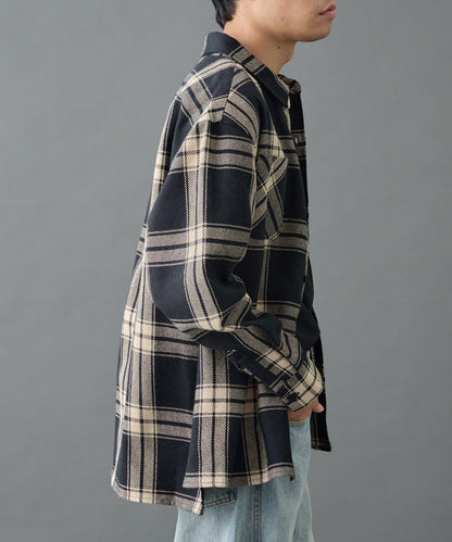 格紋襯衫夾克